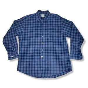 Brooks Brothers Long Sleeve Sport Men's Shirt Est. 1818 Size Large 100% Cotton